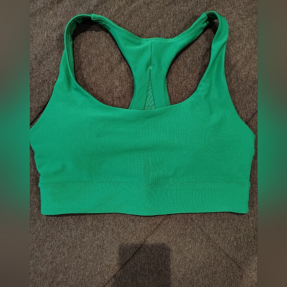 dip Vibrant Green Racerback Sports Bra